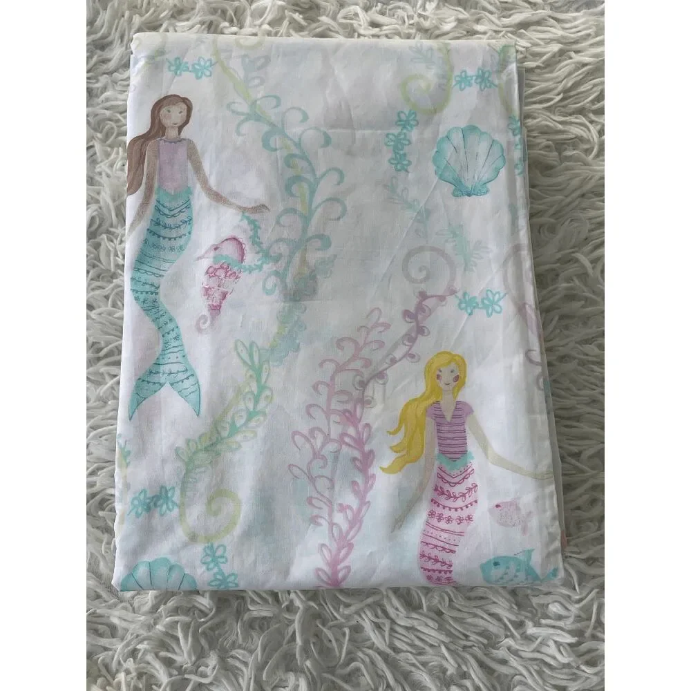 Pottery Barn Kids Bailey Mermaid Twin Sheets